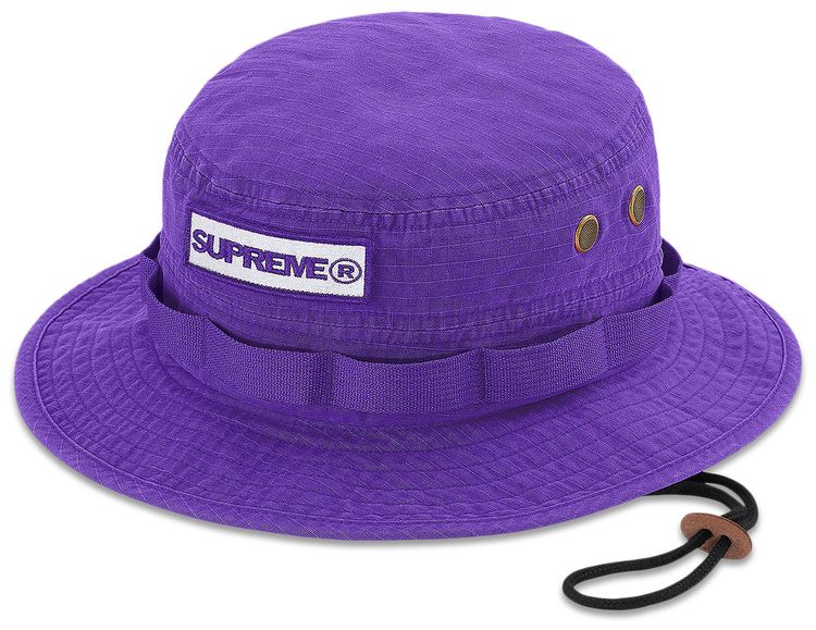Supreme Reflective Patch Boonie Purple