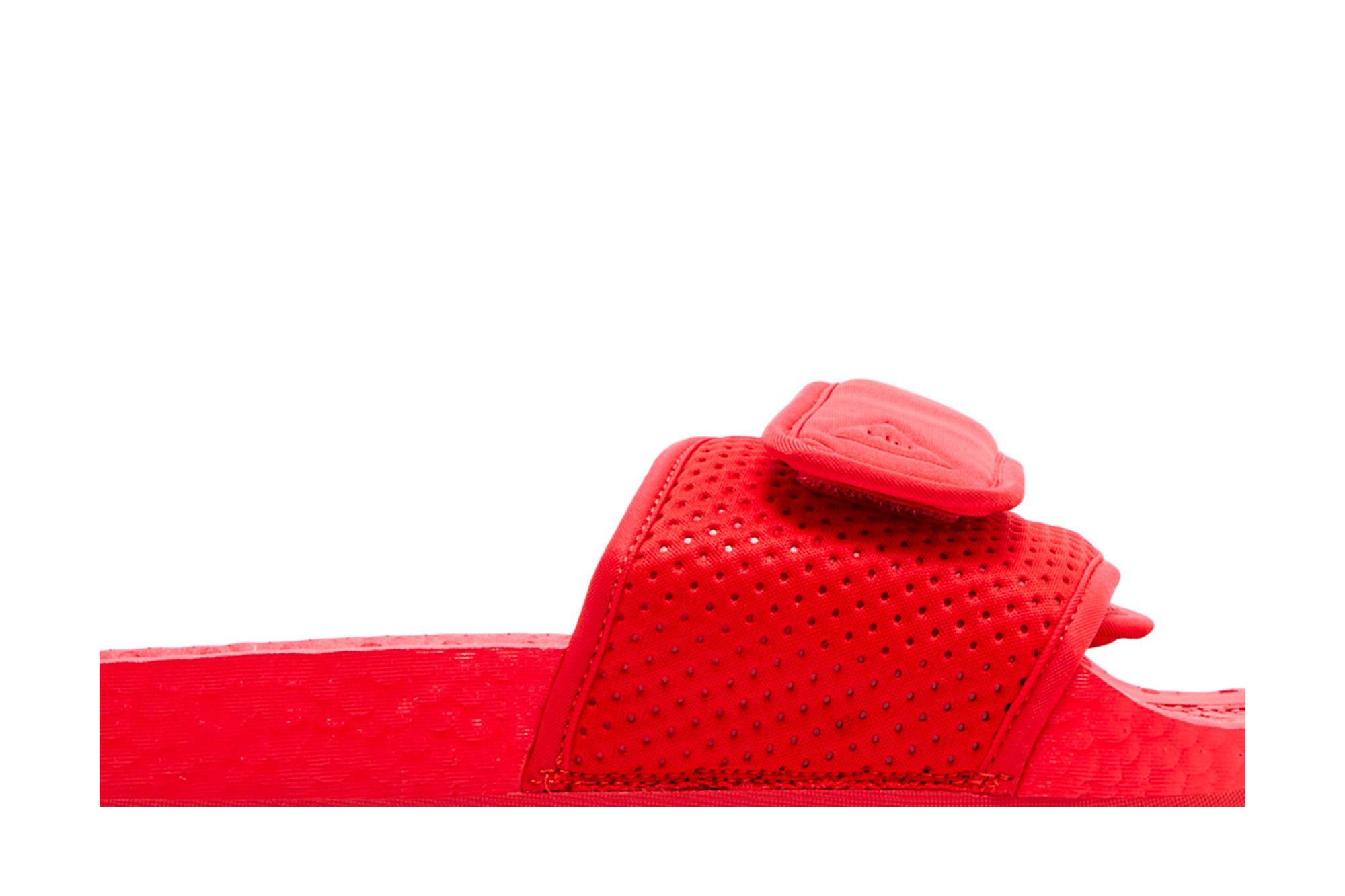 Buy Pharrell x Boost Slides 'Active Red' - FY6140 | GOAT