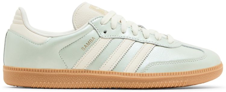Adidas Wmns Samba OG Linen Green Metallic