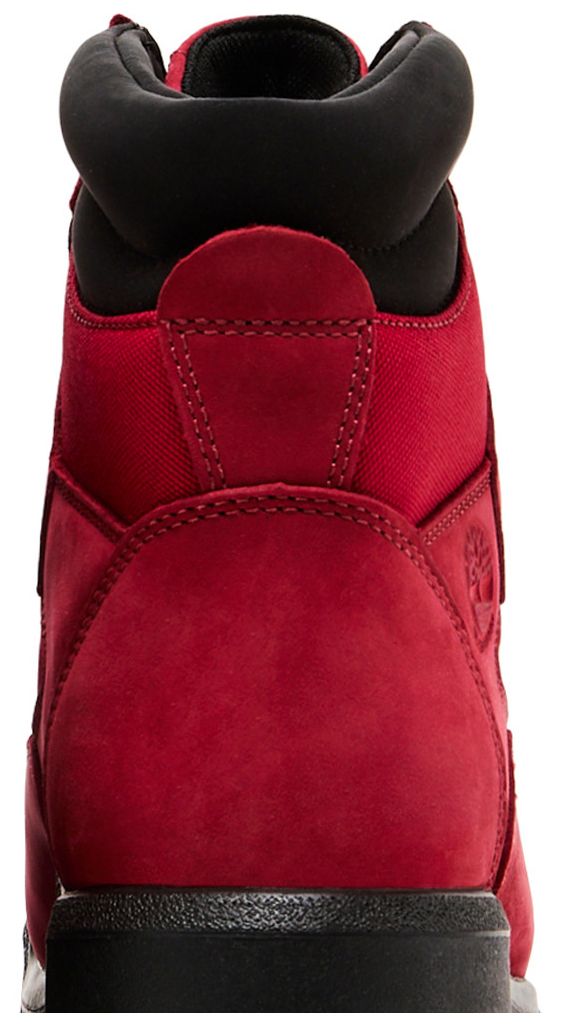 Timberland 6 Inch Field Boot Red Black