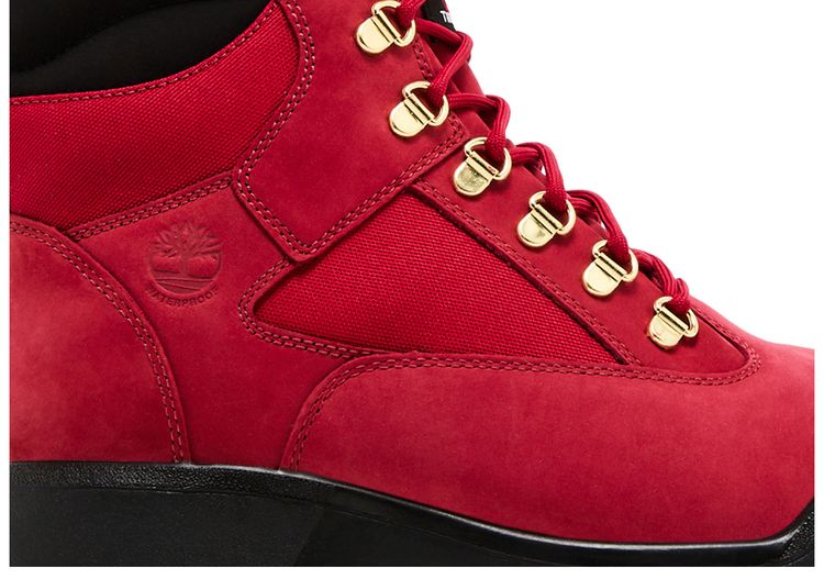 Timberland 6 Inch Field Boot Red Black