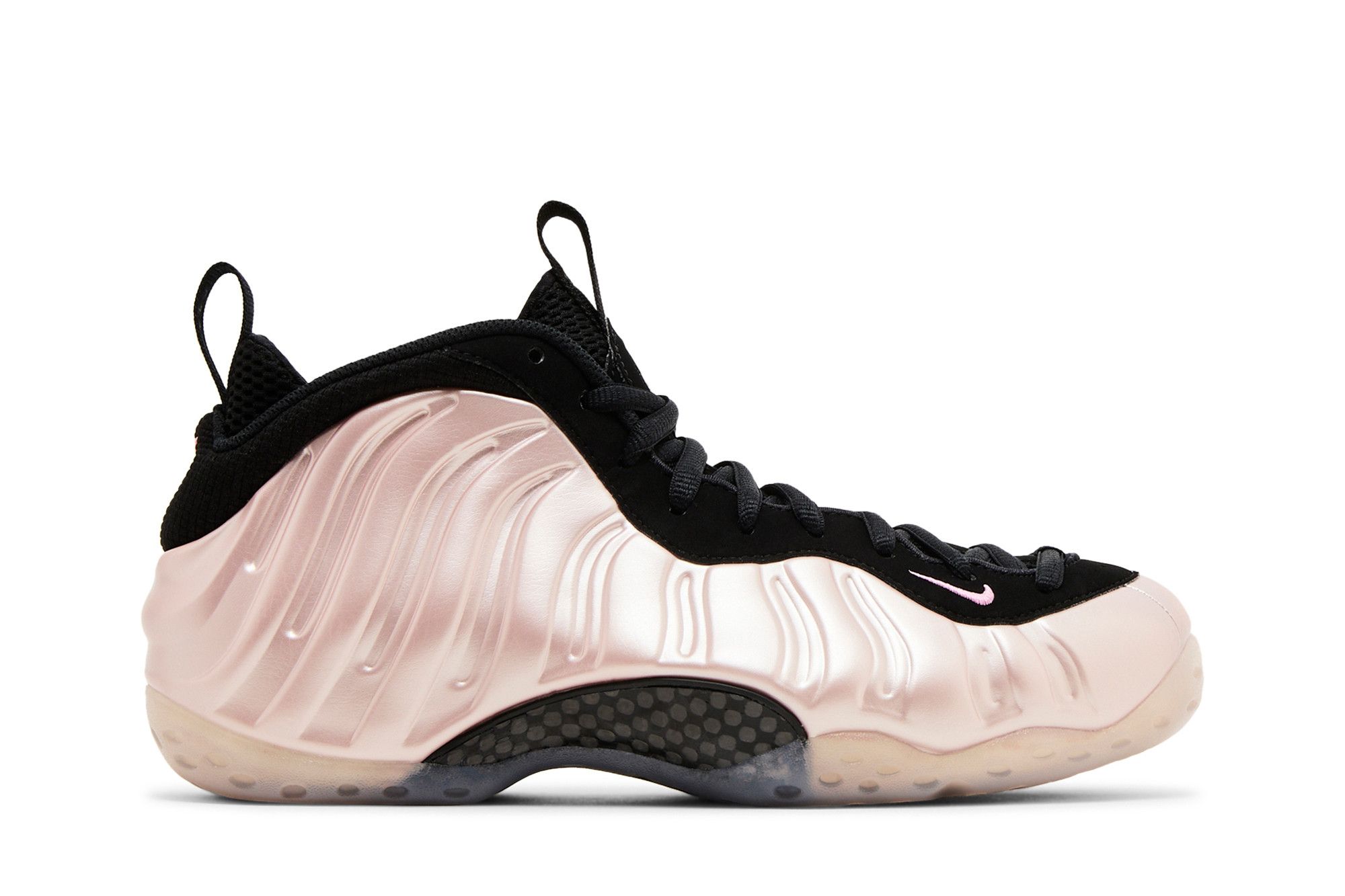 Pink and white foamposites new arrivals