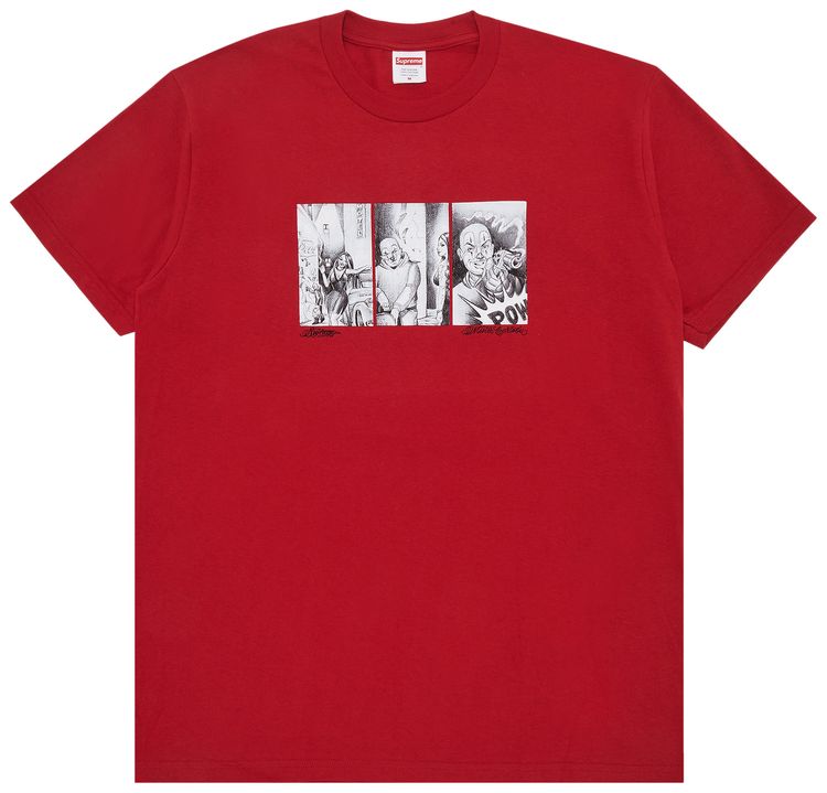Supreme Mister Cartoon Pow Tee Red