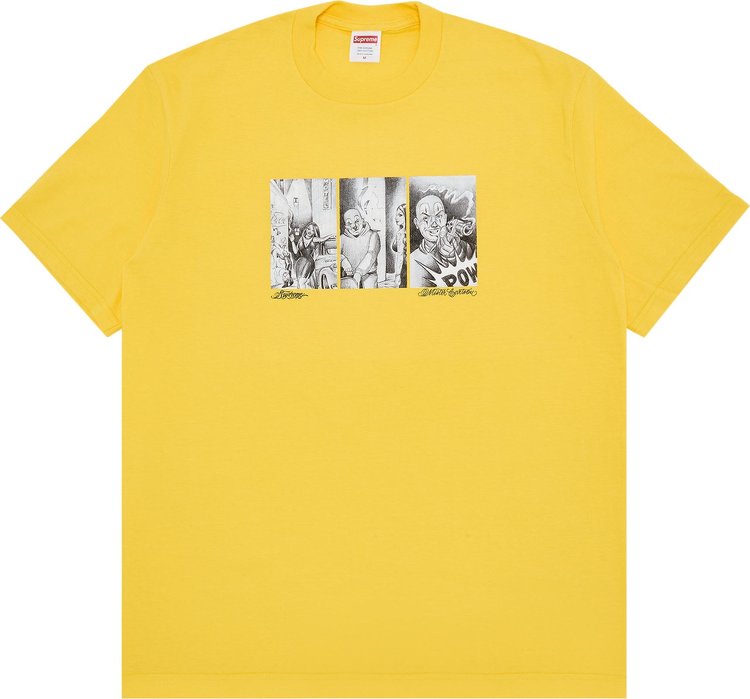 Supreme Mister Cartoon Pow Tee Yellow