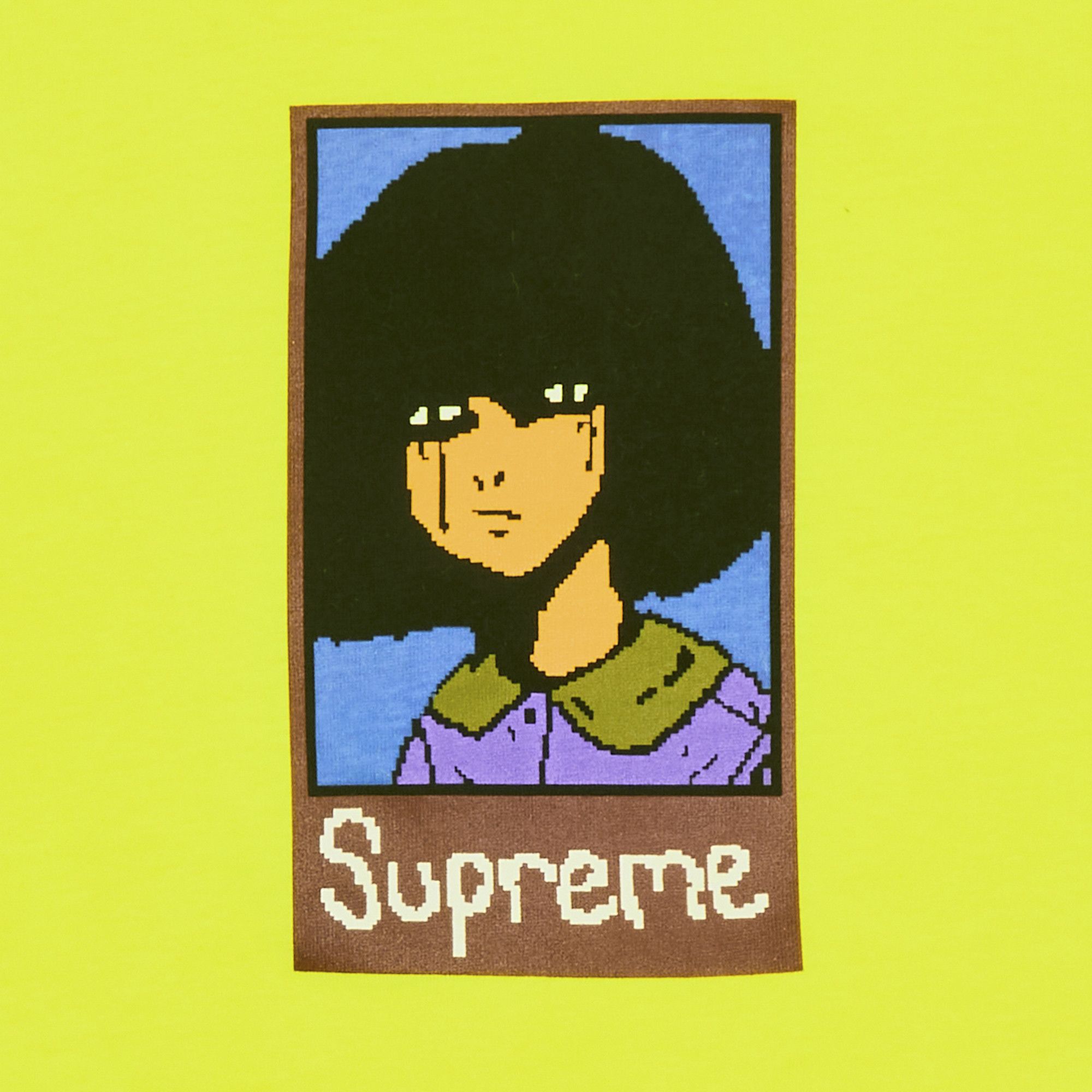 Buy Supreme Emo Tee 'Fluorescent Yellow' - FW24T28 Buy Supreme Emo Tee 'Fluorescent Yellow' - FW24T28