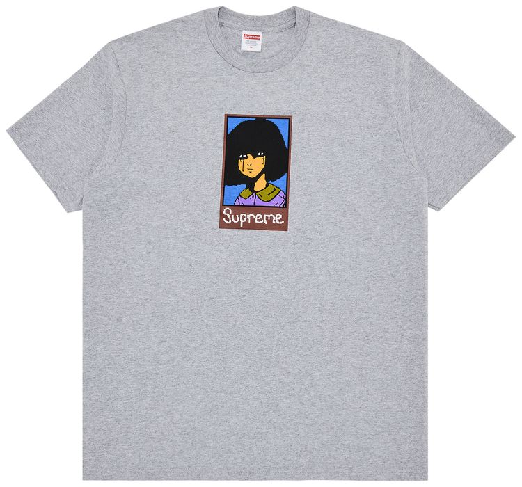 Supreme Emo Tee Heather Grey