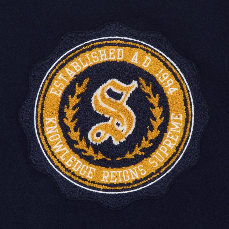 Supreme Veritas Varsity Jacket Navy