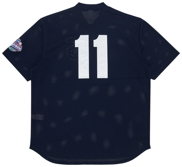 Supreme S Logo Baseball Henley しから Navy