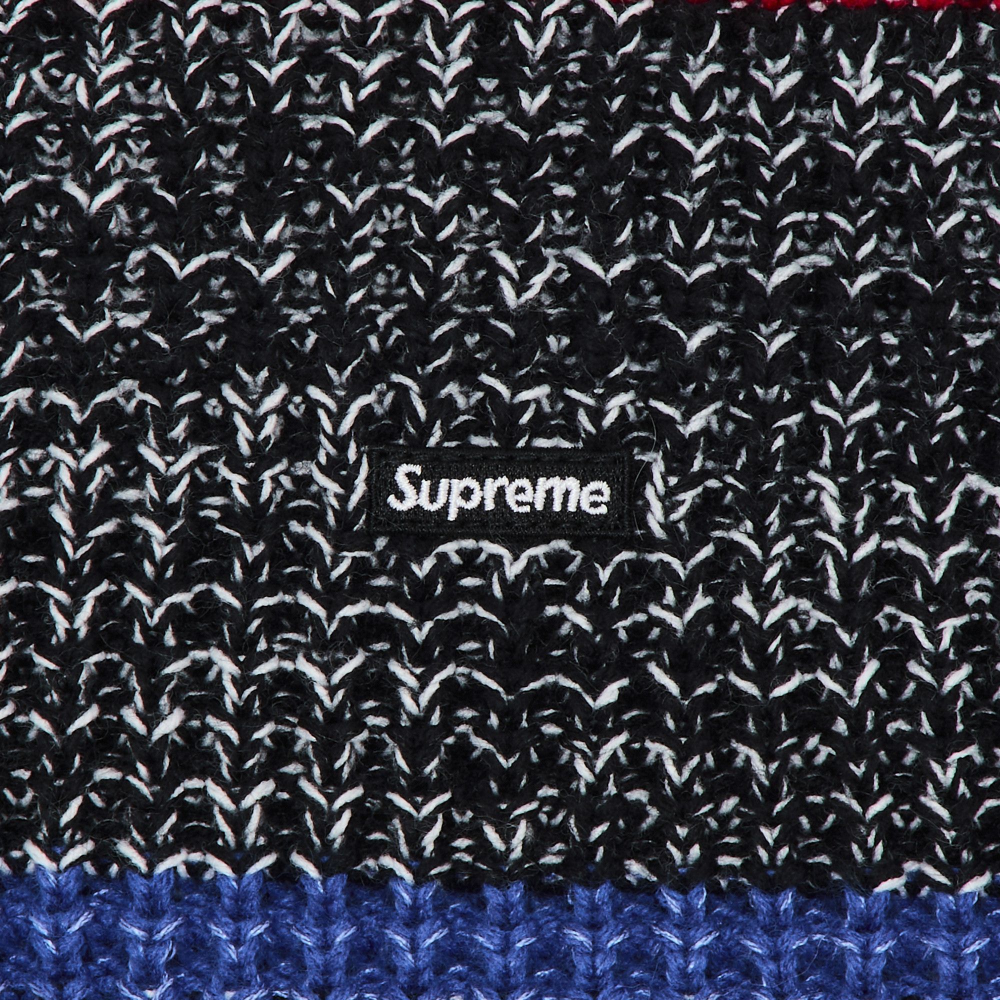 Size xxl Supreme Waffle Small Box Sweater 'Stripe Mlange'