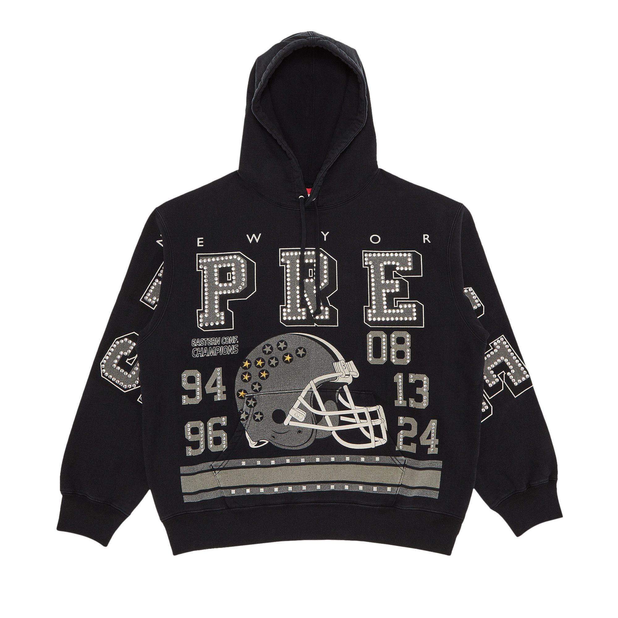 Buy Supreme Champions Studded Hooded Sweatshirt Black FW24SW47 BLACK GOAT CA