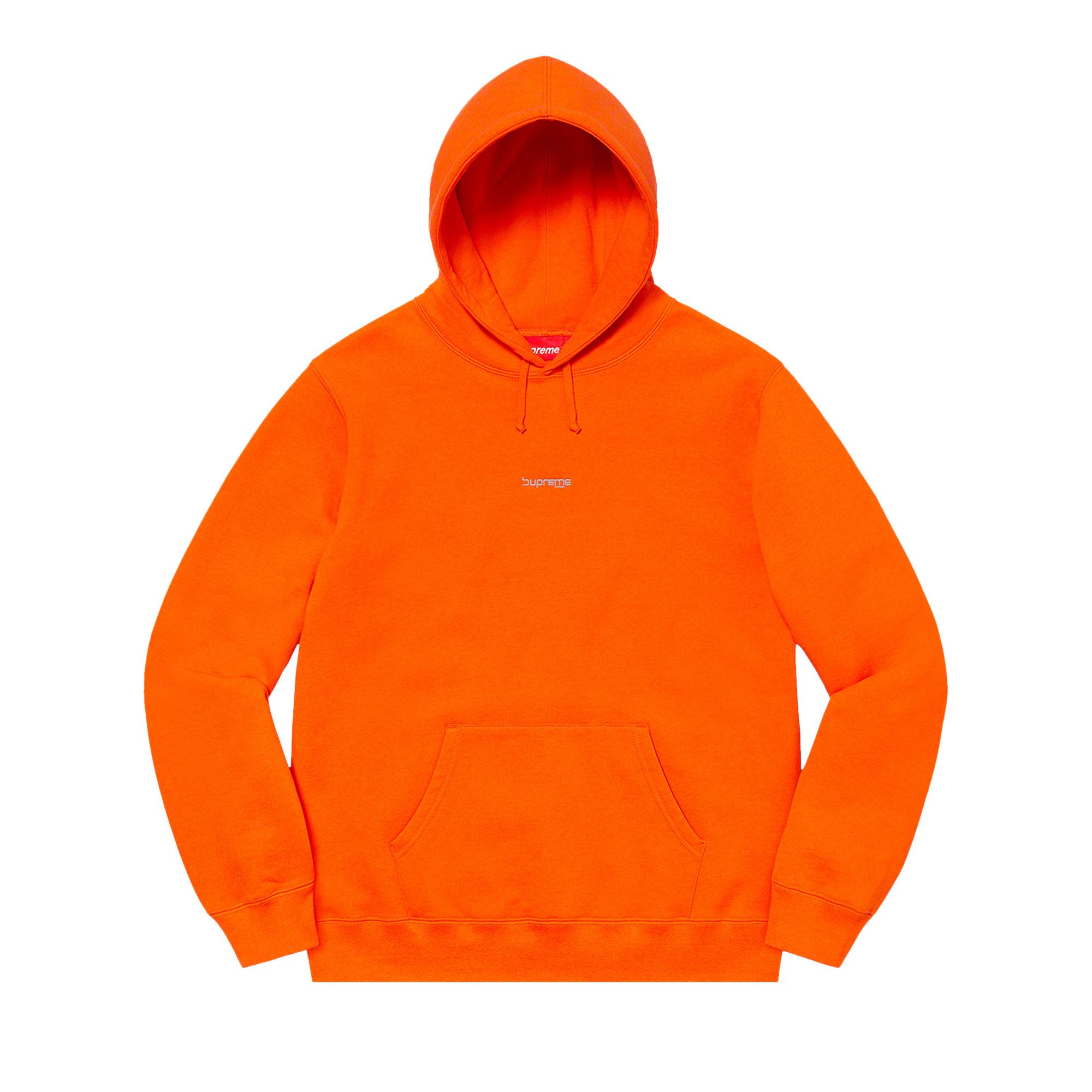 Buy Supreme Digital Logo Hooded Sweatshirt 'Orange' - SS20SW73