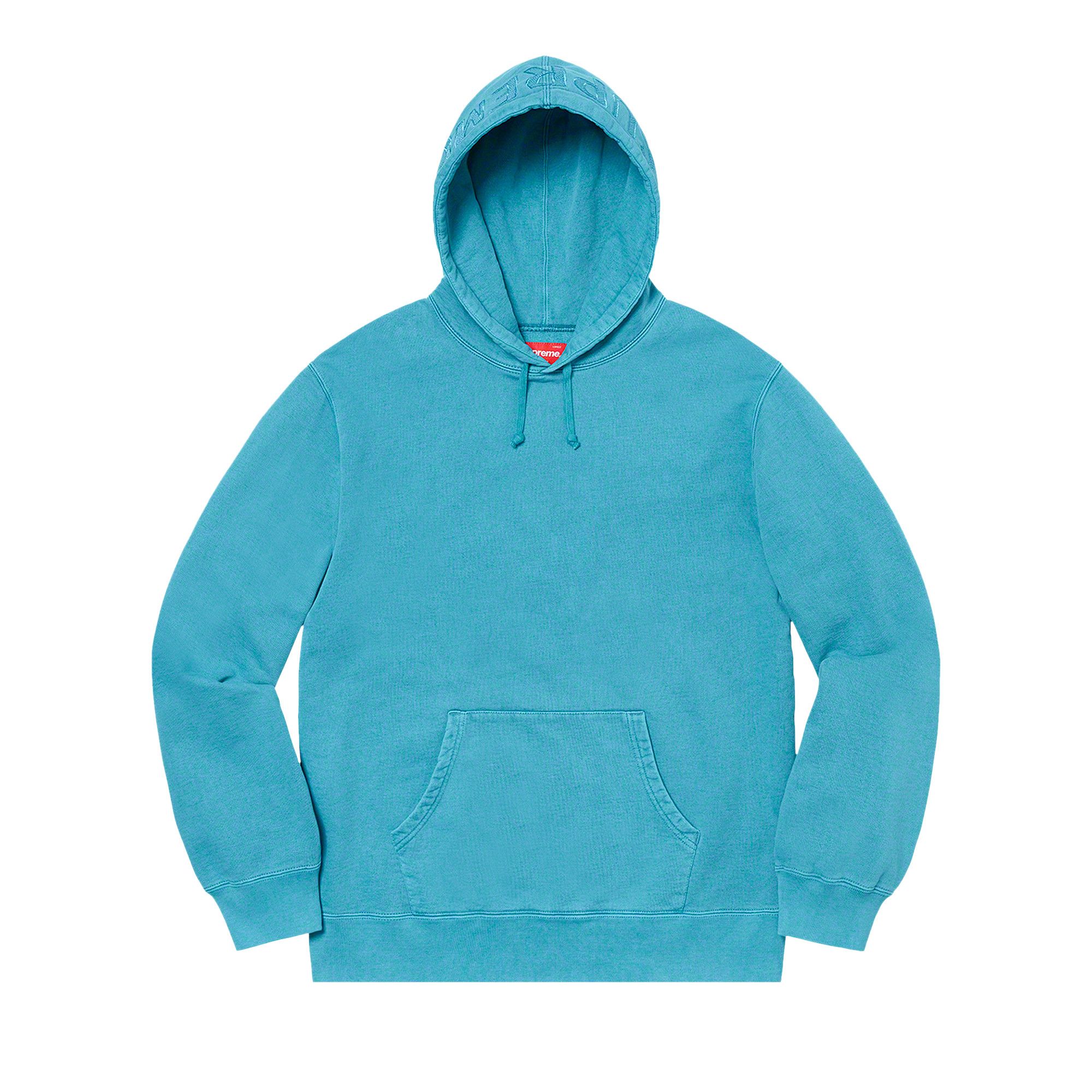 Overdyed hooded sweatshirt shop