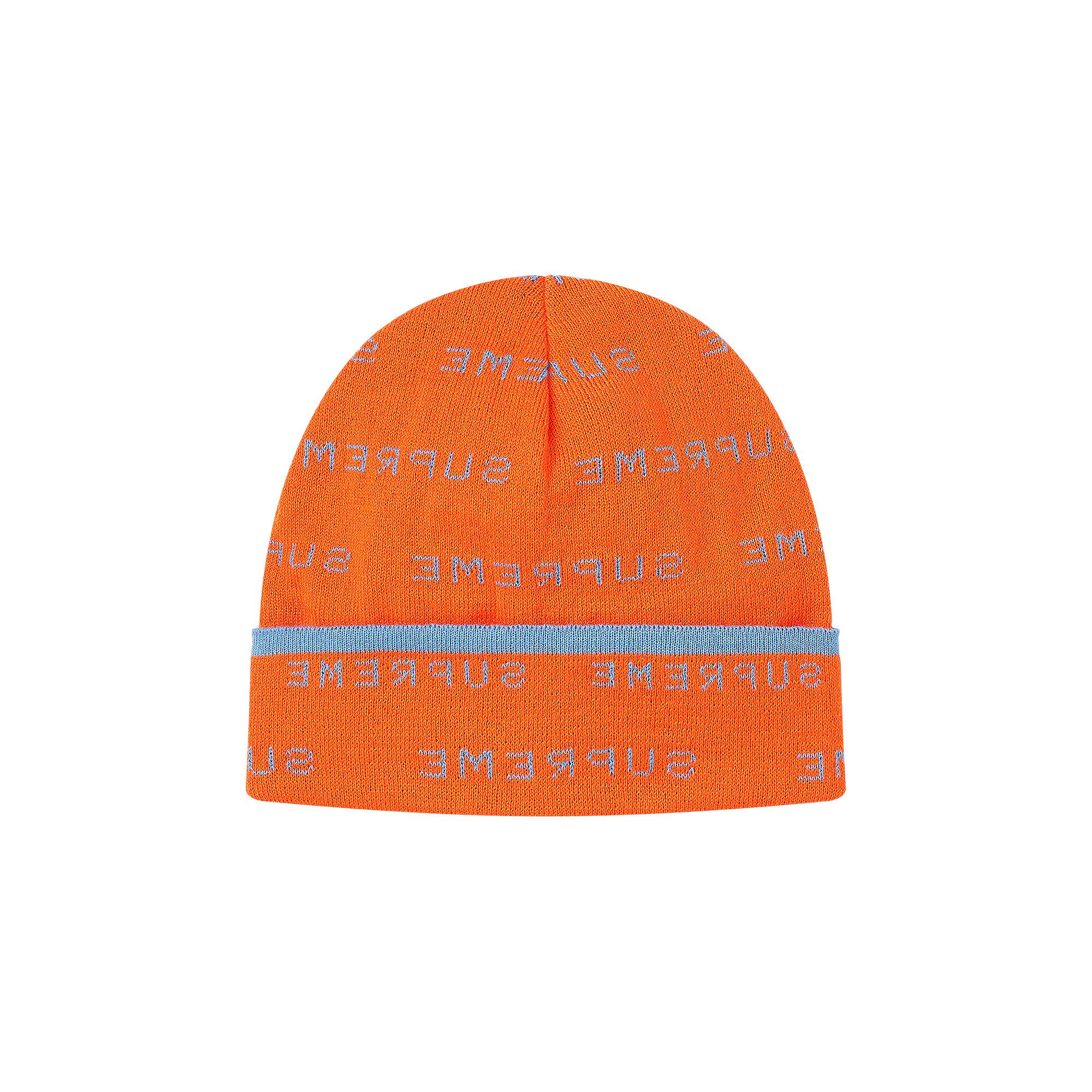 Buy Supreme Logo Repeat Beanie Orange SS20BN8 ORANGE GOAT