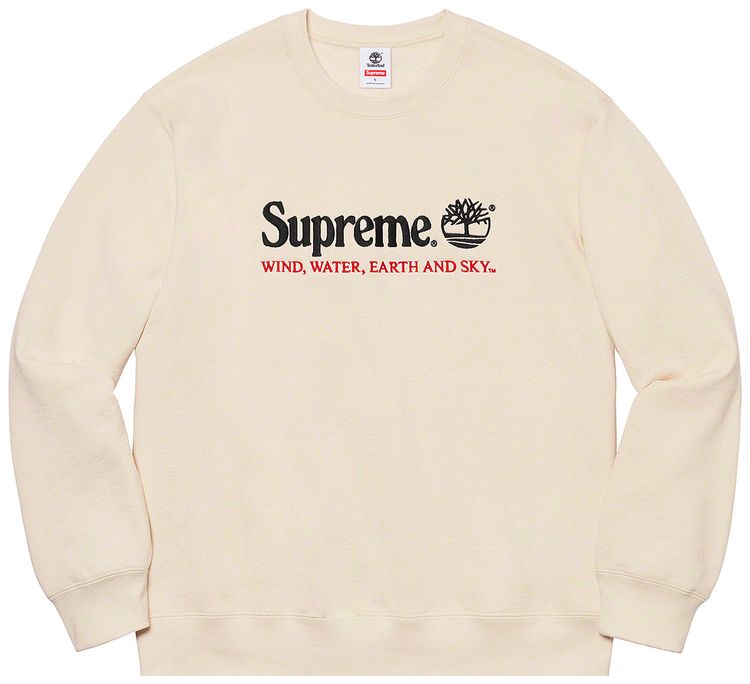 Supreme x Timberland Crewneck Natural
