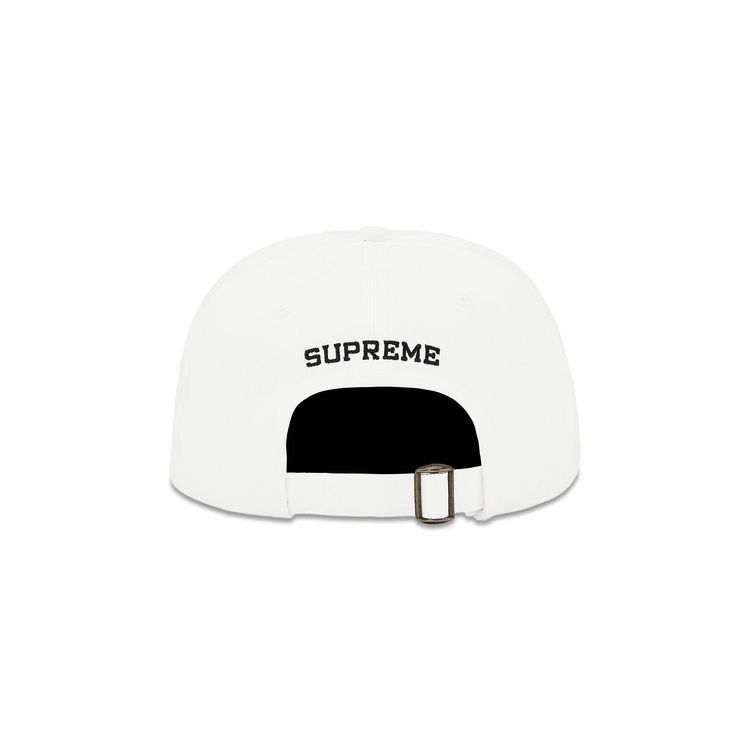 Supreme Acrylic Visor 6 Panel White