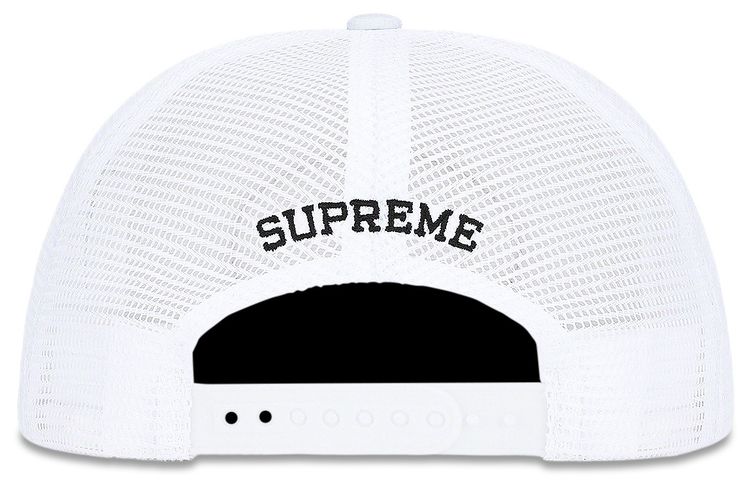 Supreme Authorized Mesh Back 5 Panel White