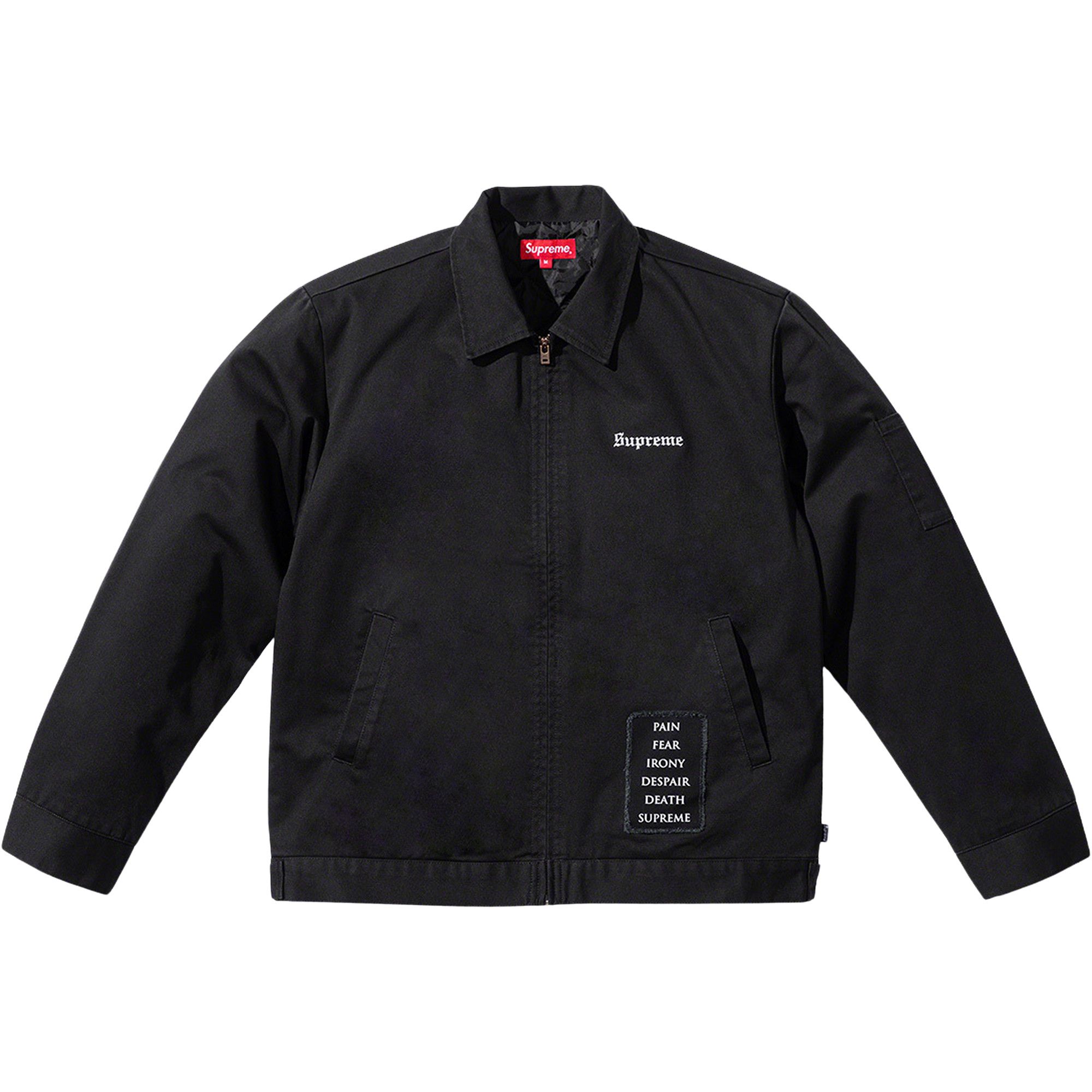 Buy Supreme x The Crow Work Jacket 'Black' - FW21J63 BLACK