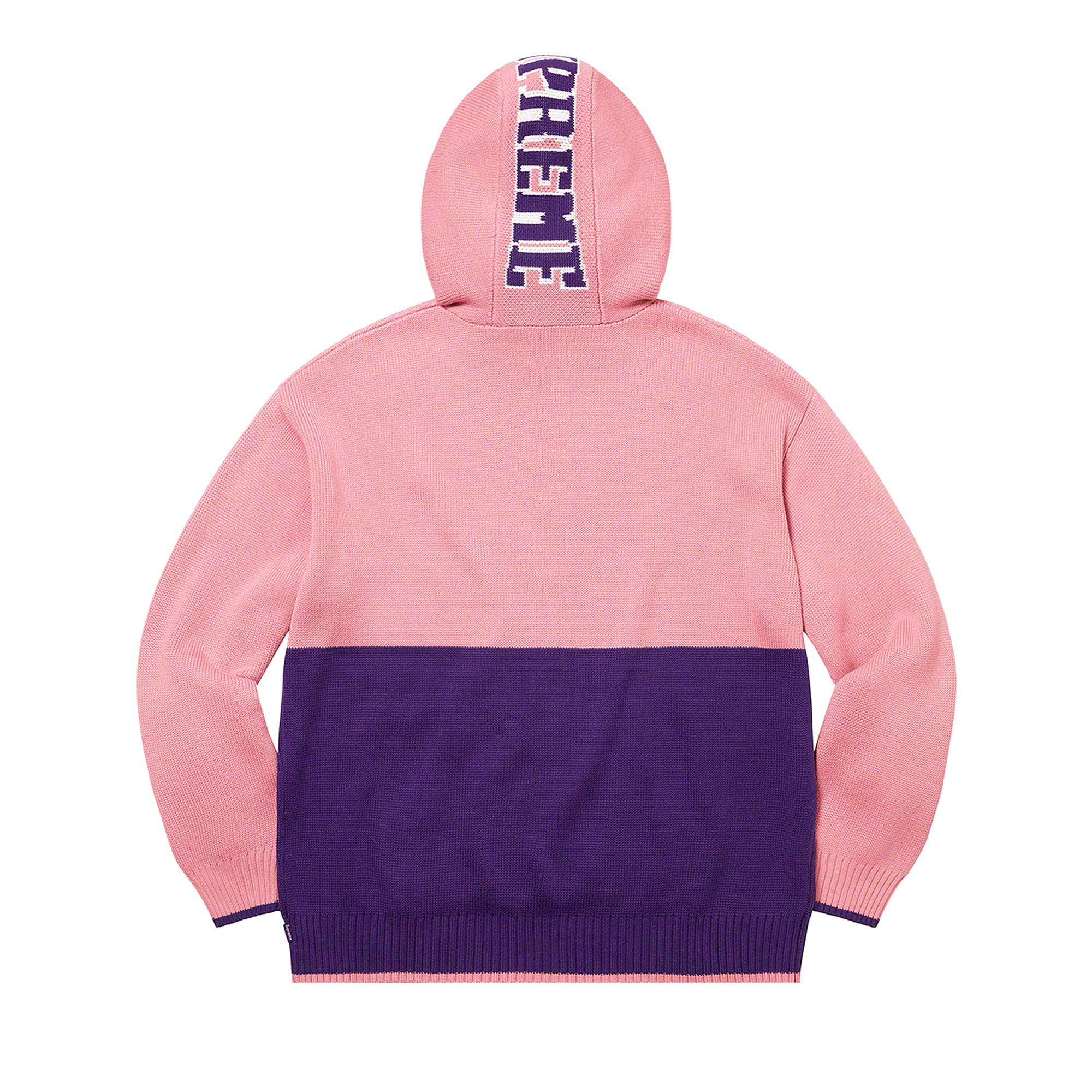 トップス supreme 2-Tone Hooded Sweater Pink Buy Supreme 2-Tone Hooded Sweater 'Pink' - FW21SK9 PINK | GOAT