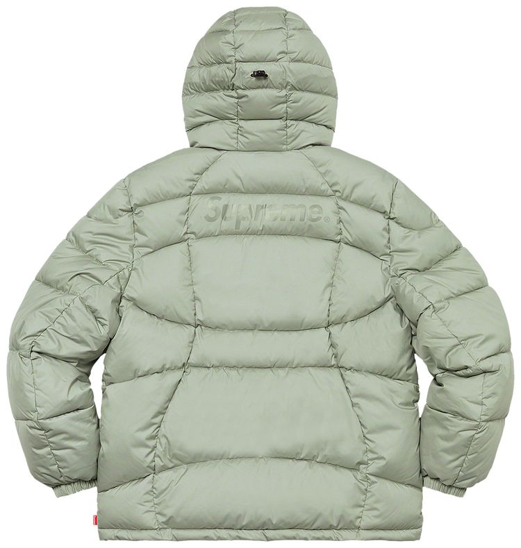 Supreme Warp Hooded Puffy Jacket Sage