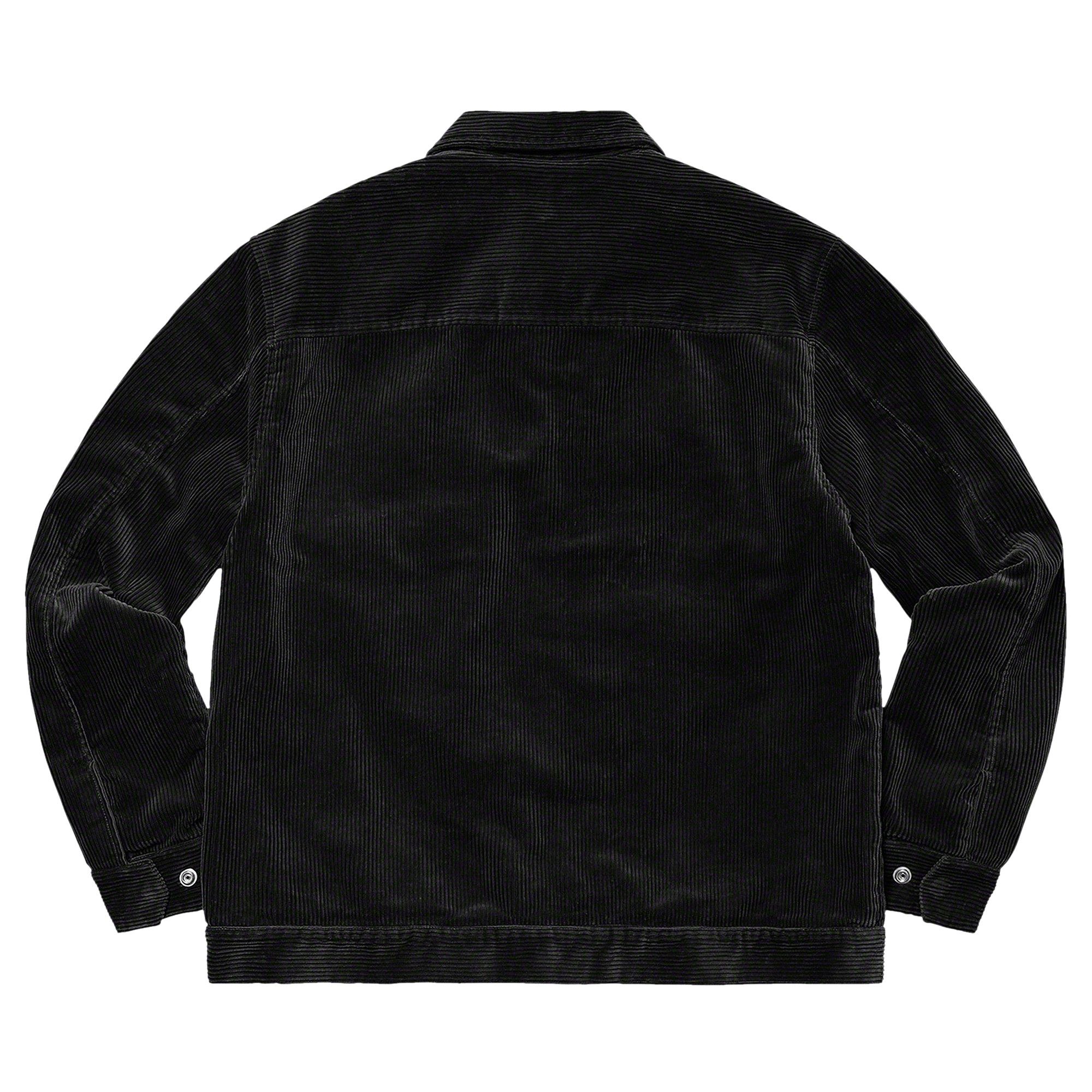 Buy Supreme Corduroy Zip Jacket 'Black' - FW21J104 BLACK | GOAT