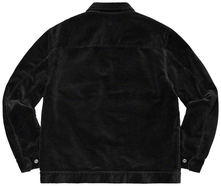 Supreme Corduroy Zip Jacket Black