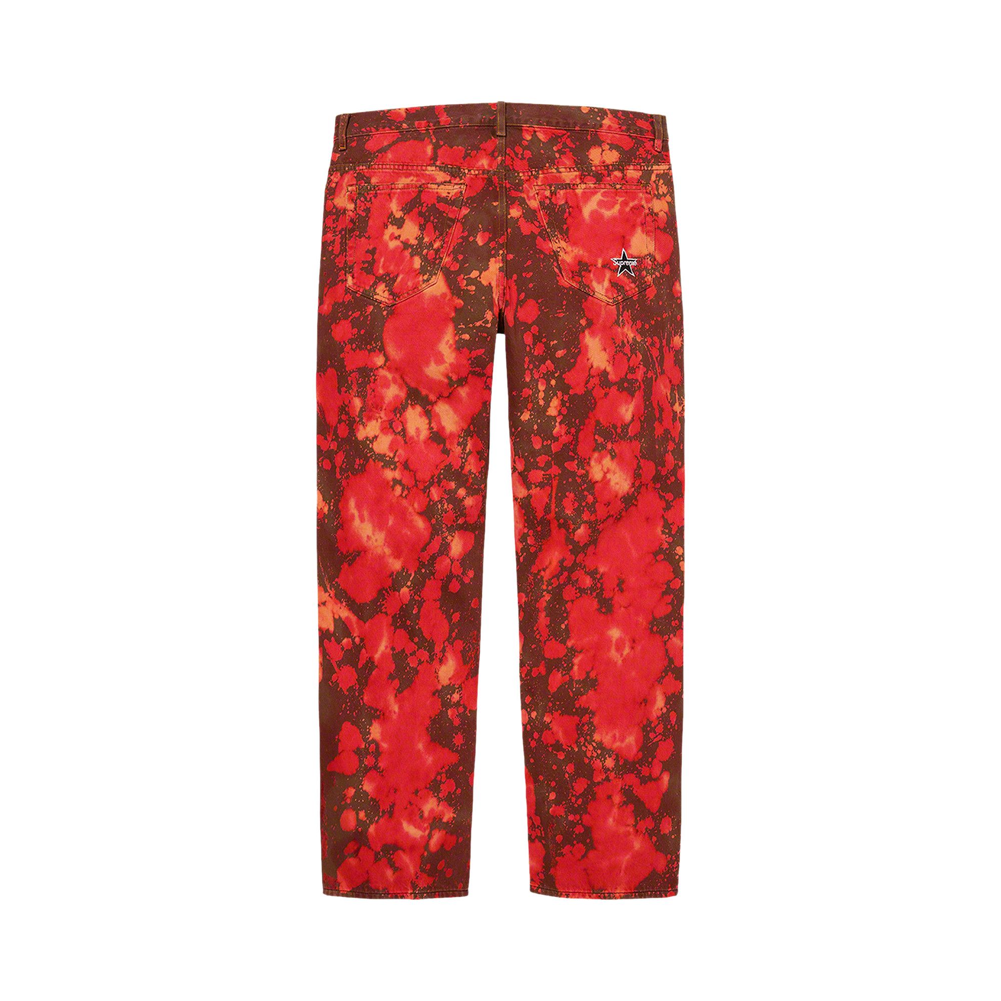 【内祝い】 Size 30 Red' 'Bleached Jean Regular Supreme パンツ