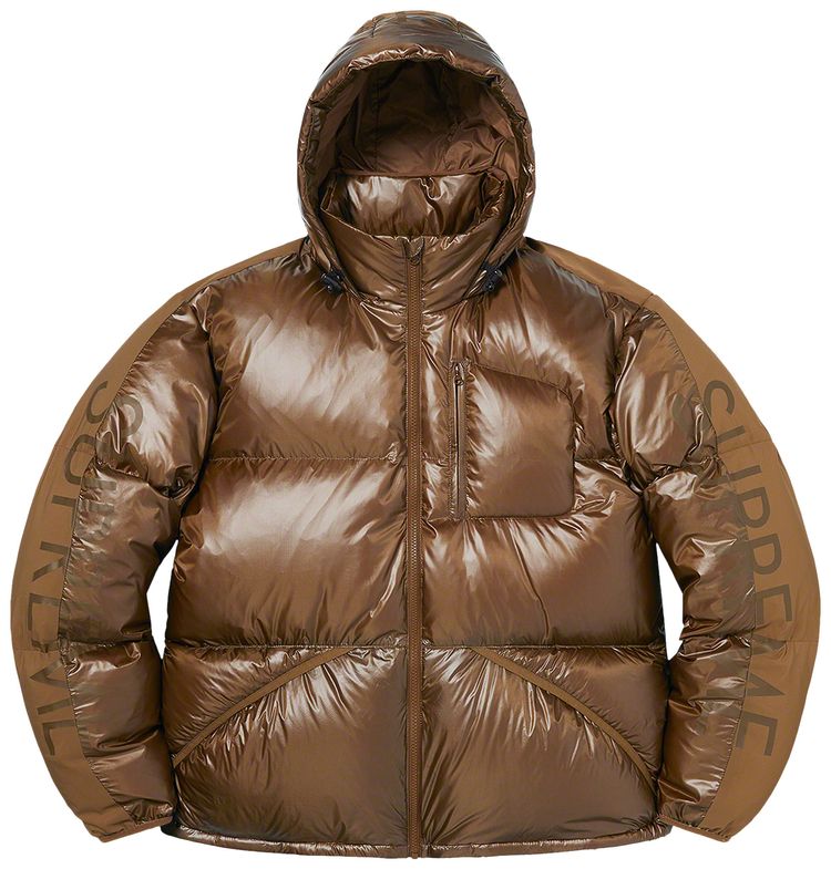 Supreme Featherweight Down Jacket Brown