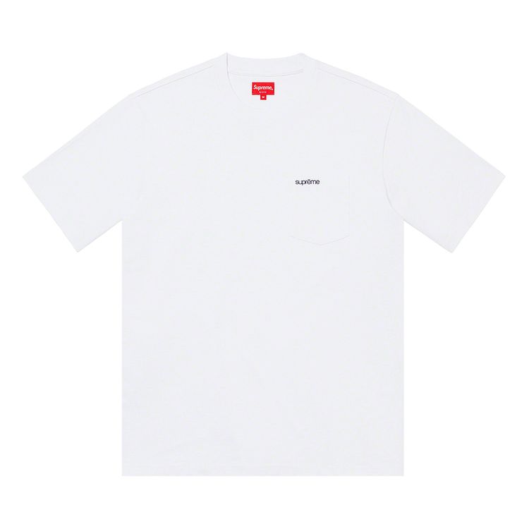 Supreme Short Sleeve Pocket Tee White