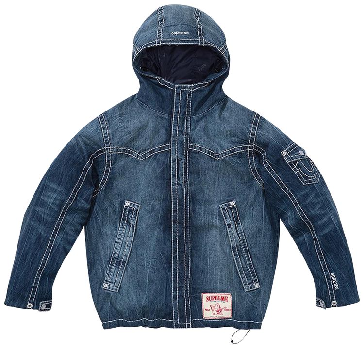 Supreme x True Religion GORE TEX Shell Jacket Denim