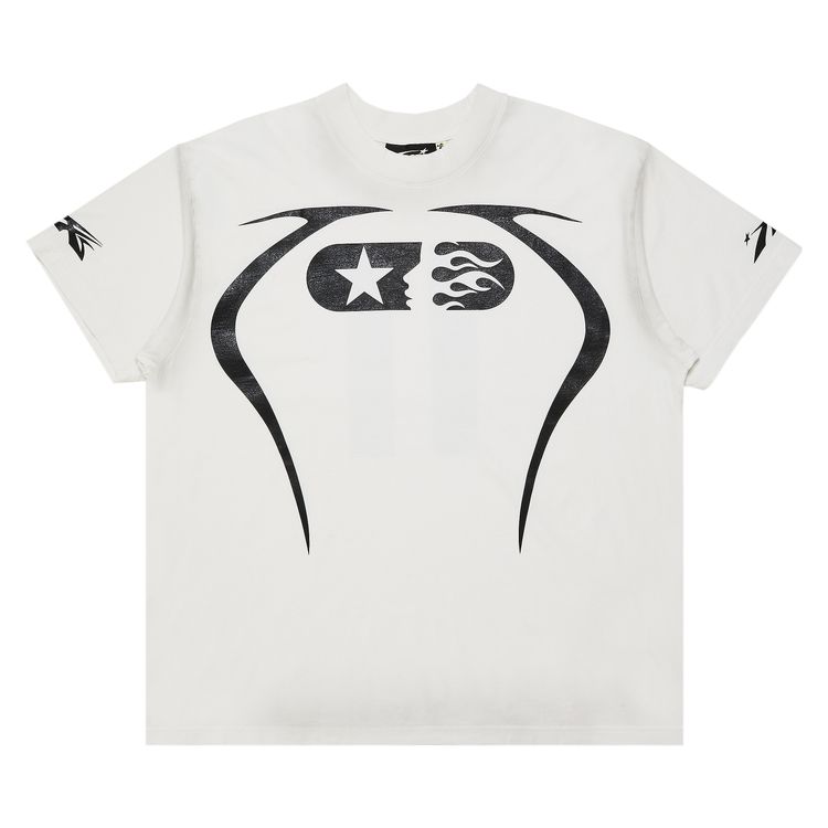 Hellstar Warm Up T Shirt White
