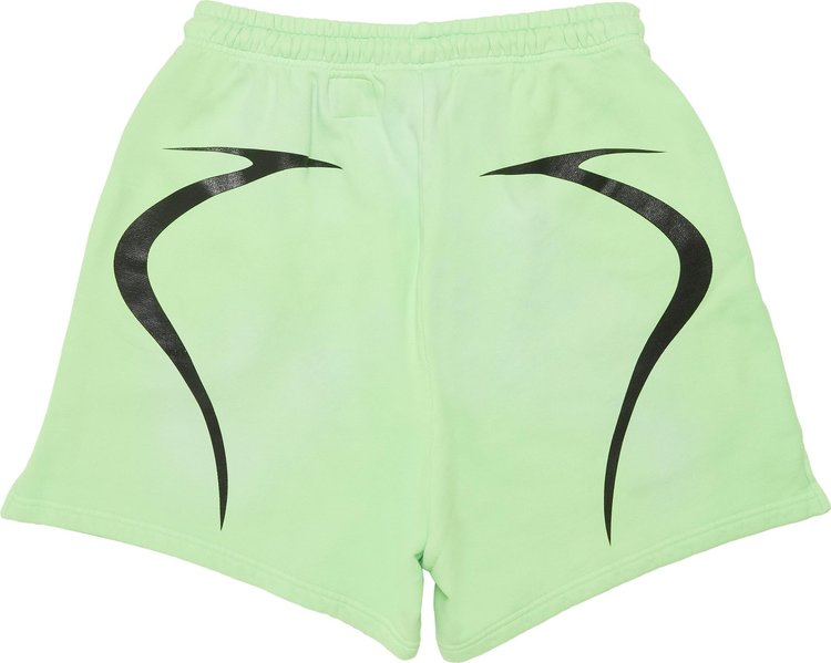 Hellstar Warm Up Shorts Neon Green