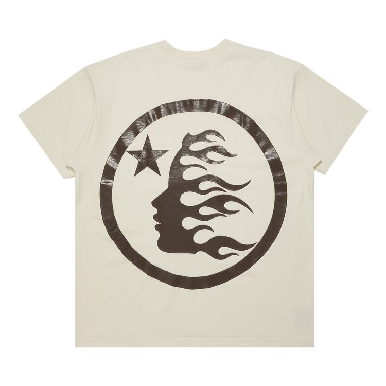 Hellstar Classic T Shirt Regular Print WhiteBrown