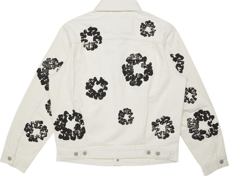 Denim Tears Type II All Over Wreath Jacket White