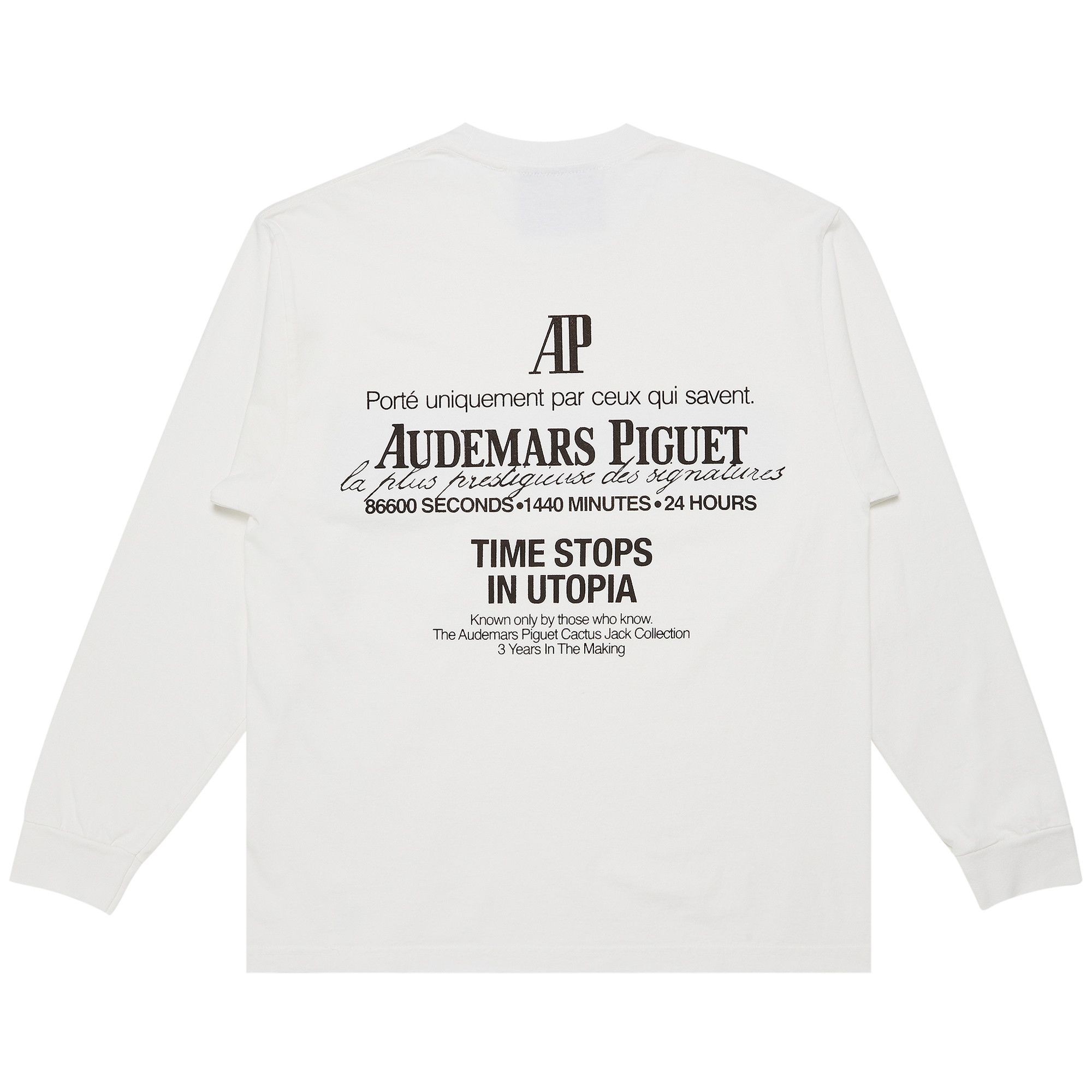 Size xxl Cactus Jack by Travis Scott x Audemars Piguet Utopia Tee White