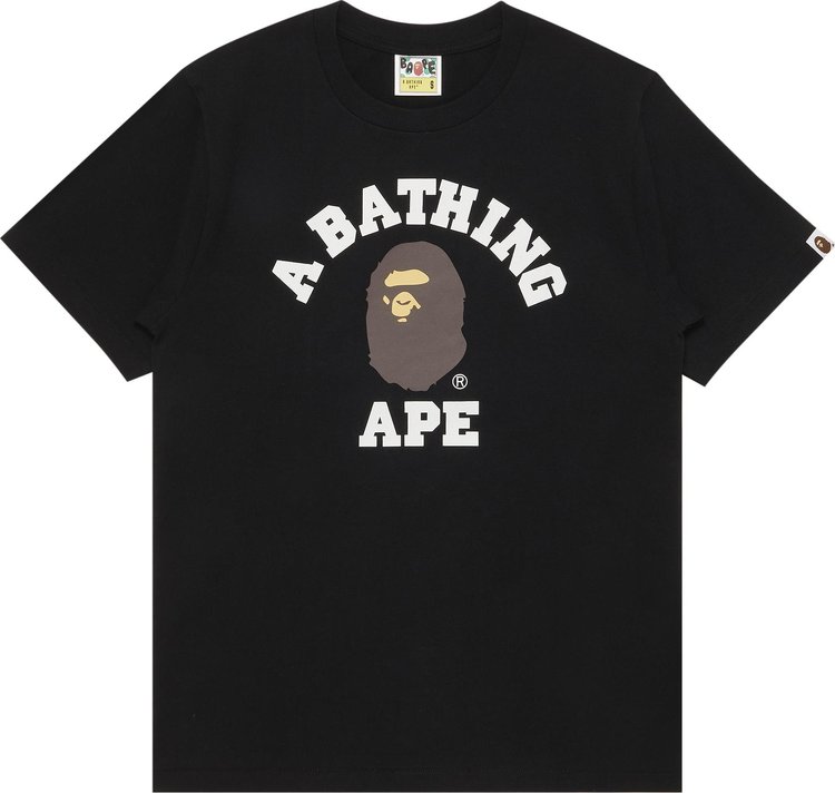 BAPE College Tee Black