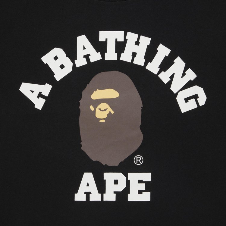 BAPE College Tee Black