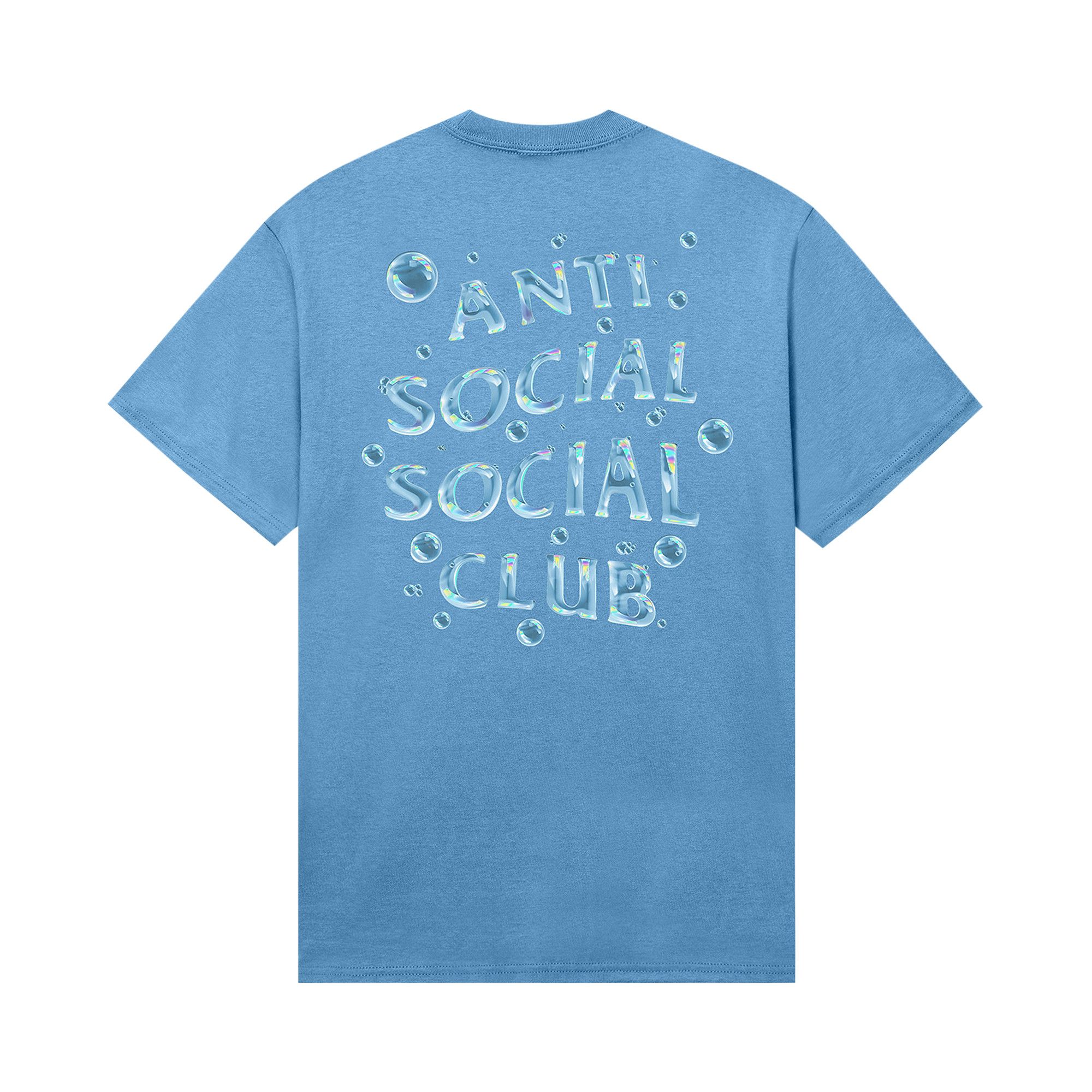 Buy Anti Social Social Club Bubble Logo Tee 'Blue' - ASSC24810SS