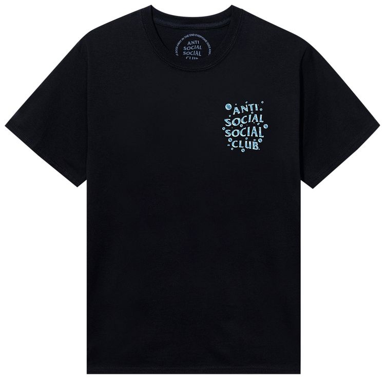 Anti Social Social Club Bubble Logo Tee Black