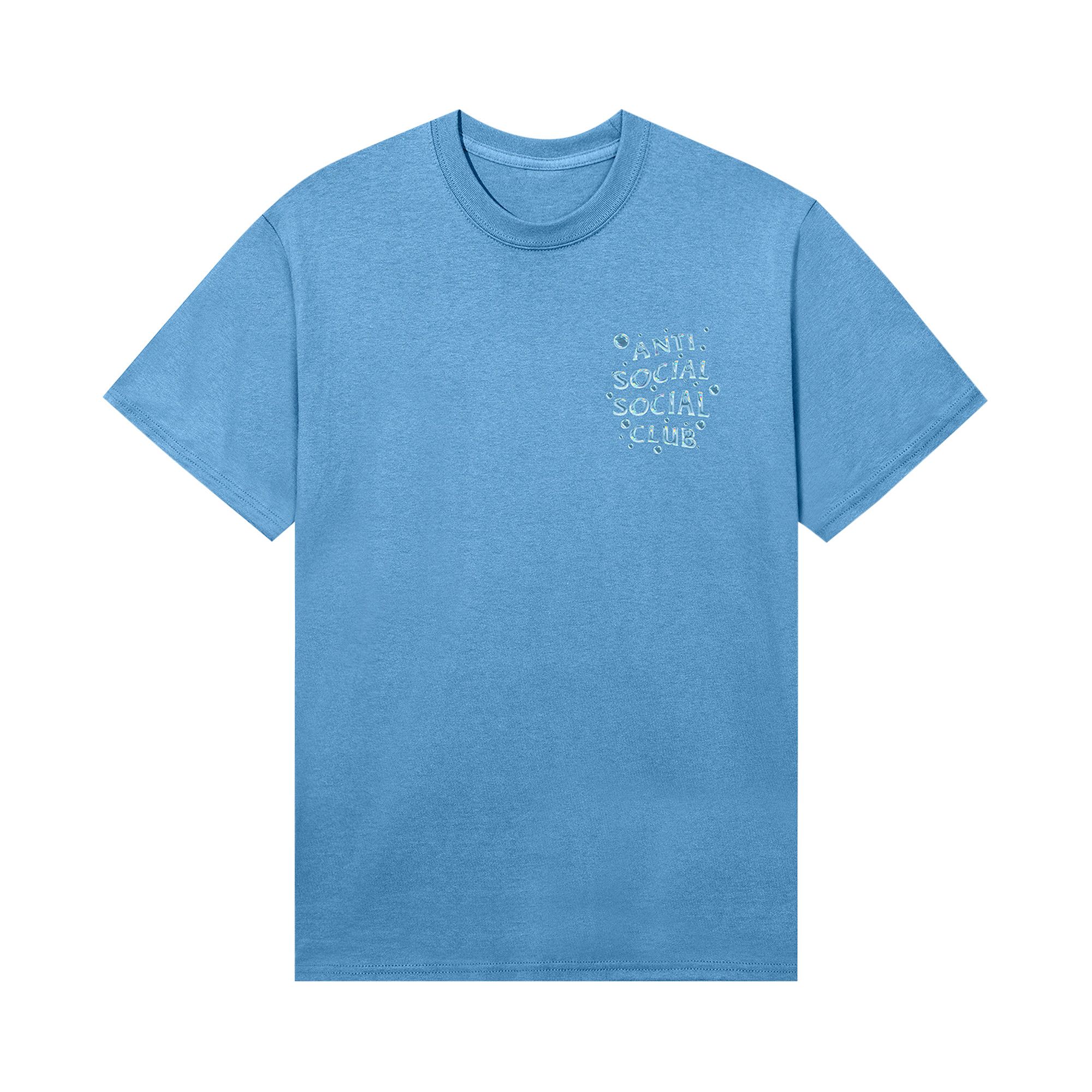 Buy Anti Social Social Club Bubble Logo Tee 'Blue' - ASSC24810SS