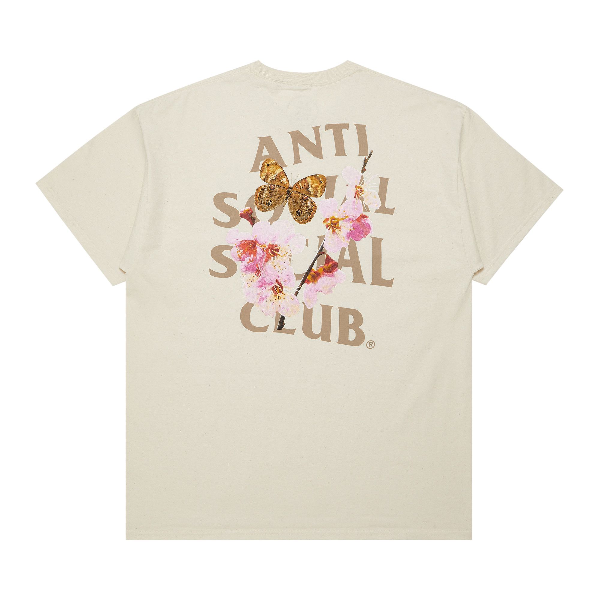 Buy Anti Social Social Club Big Kkotch Tee 'Natural' - 0657 Buy Anti Social Social Club Big Kkotch Tee 'Natural' - 0657