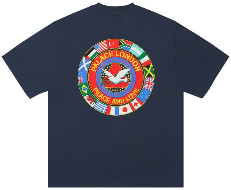 Palace Nations T Shirt Navy