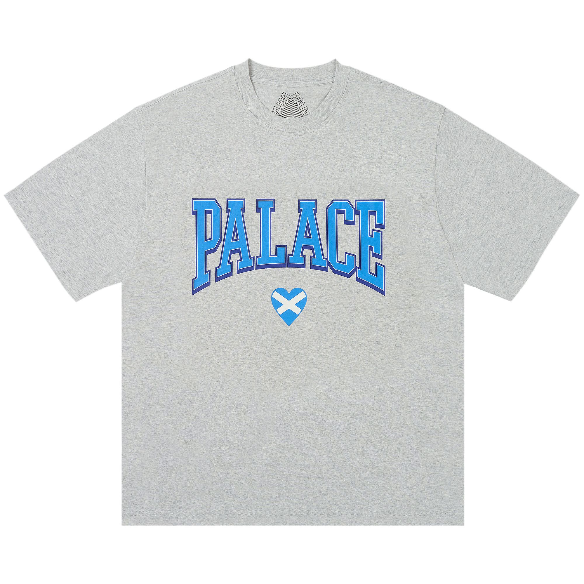 人気 ☆PALACE☆ RACEY T-SHIRT GREY MARL - 25SS RACEY T-SHIRT | PALACE SKATEBOARDS