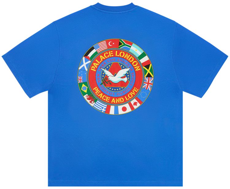 Palace Nations T Shirt Blue Berry