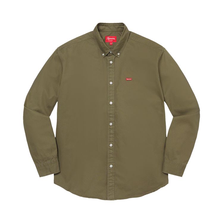 Buy Supreme Small Box Twill Shirt 