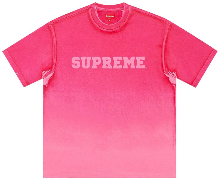 Supreme Gradient Short Sleeve Top Pink