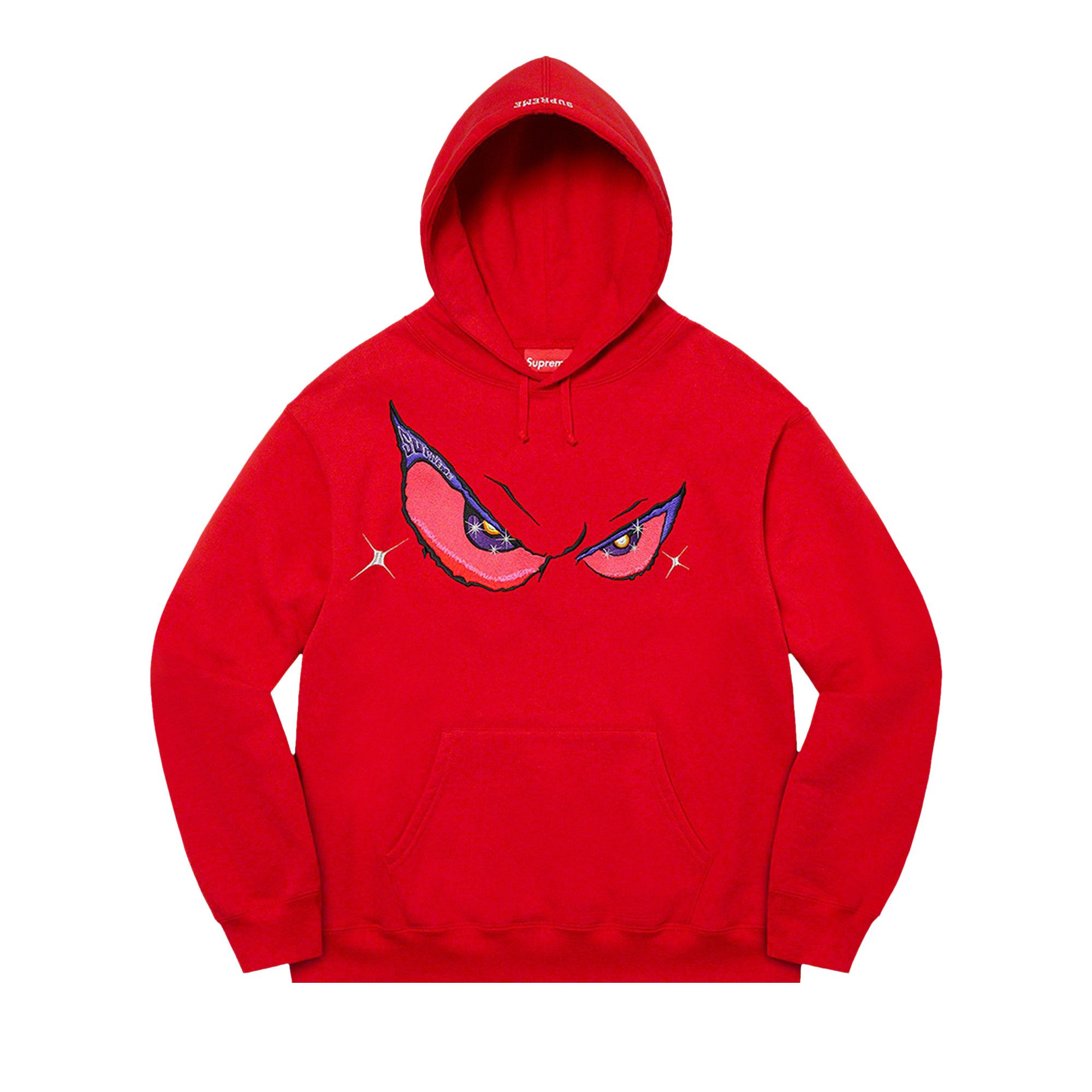 Buy Supreme Eyes Hooded Sweatshirt 'Red' - FW21SW47 RED | GOAT