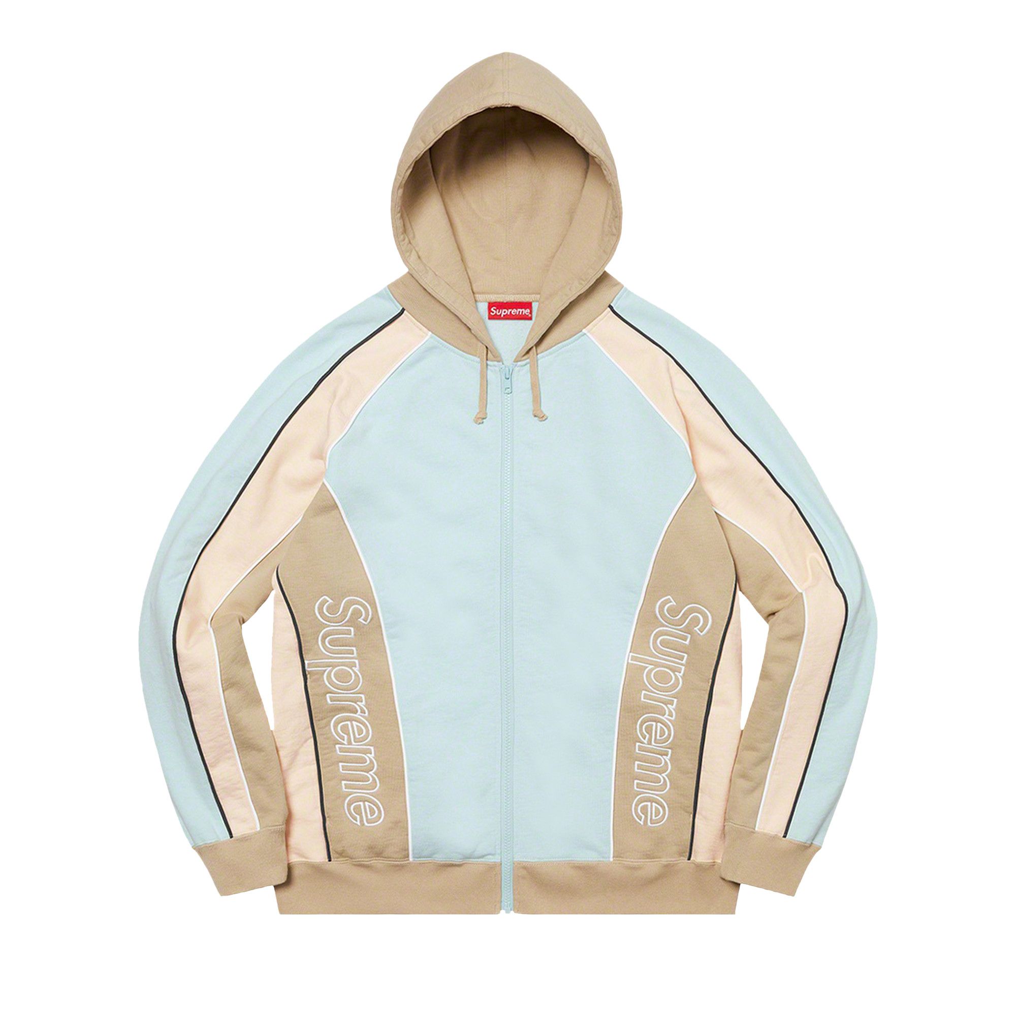 Paneled hooded sweatshirt supreme hot sale