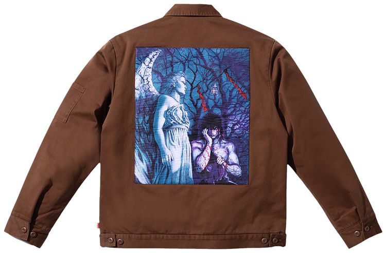 Supreme x The Crow Work Jacket Brown