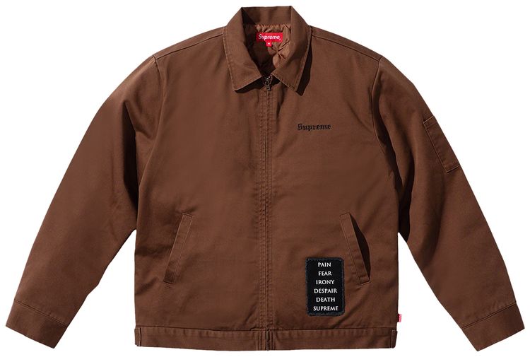Supreme x The Crow Work Jacket Brown