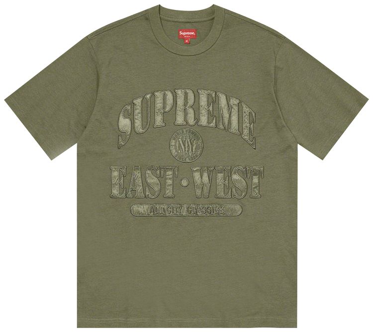 Supreme East West Short Sleeve Top Olive